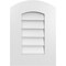 Ekena Millwork Arch Top Surface Mount PVC Gable Vent: Functional, w/ 3-1/2"W x 1"P Standard Frame, 14"W x 20"H GVPAR14X2001SF - alternate 1